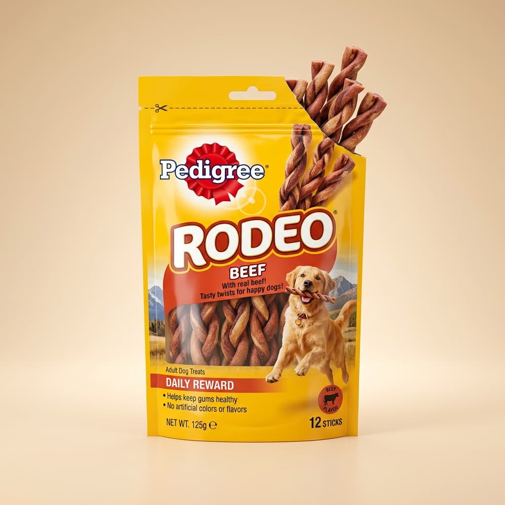 Pedigree Rodeo Beef 123g