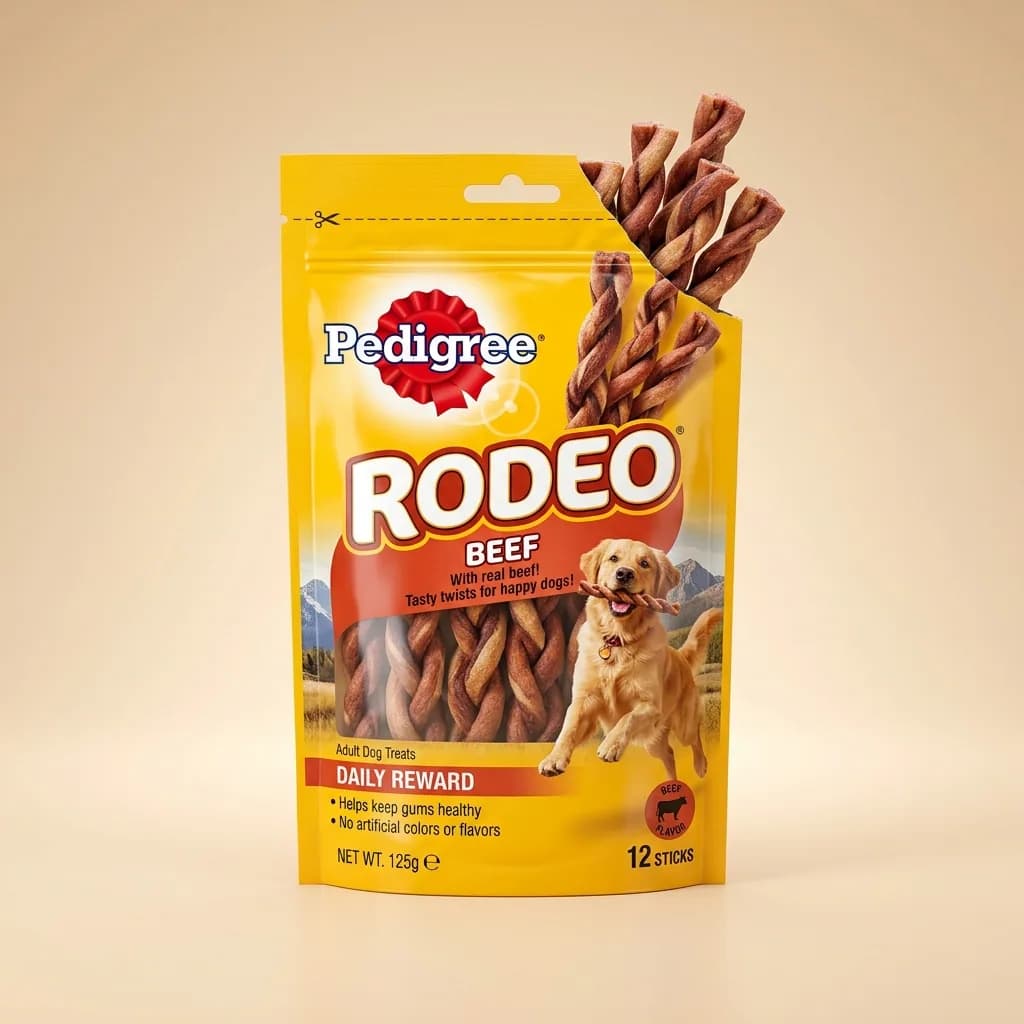 Pedigree Rodeo Beef 123g