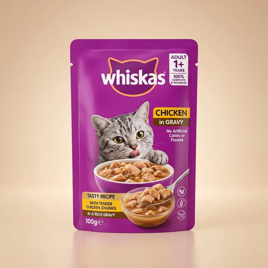Whiskas Wet Pouch Chicken 85g