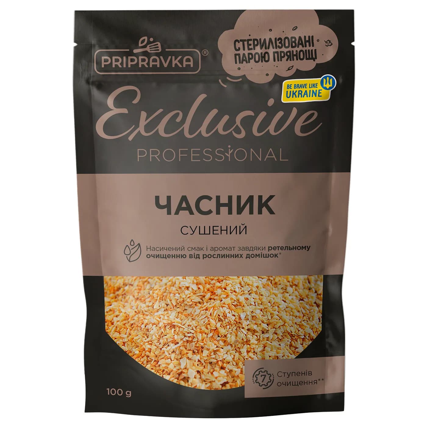 Чеснок сушеный Exclusive Professional Pripravka д/п 100г